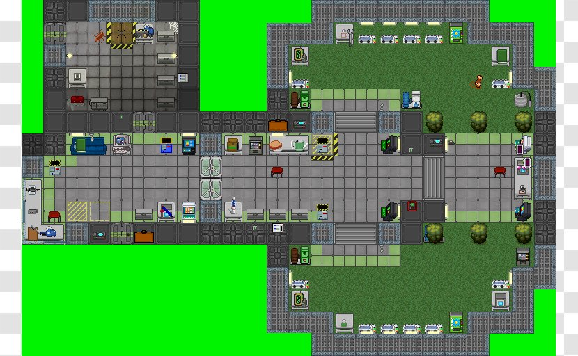 Space Station 13 Plan Video Game - Floor - Botany Transparent PNG