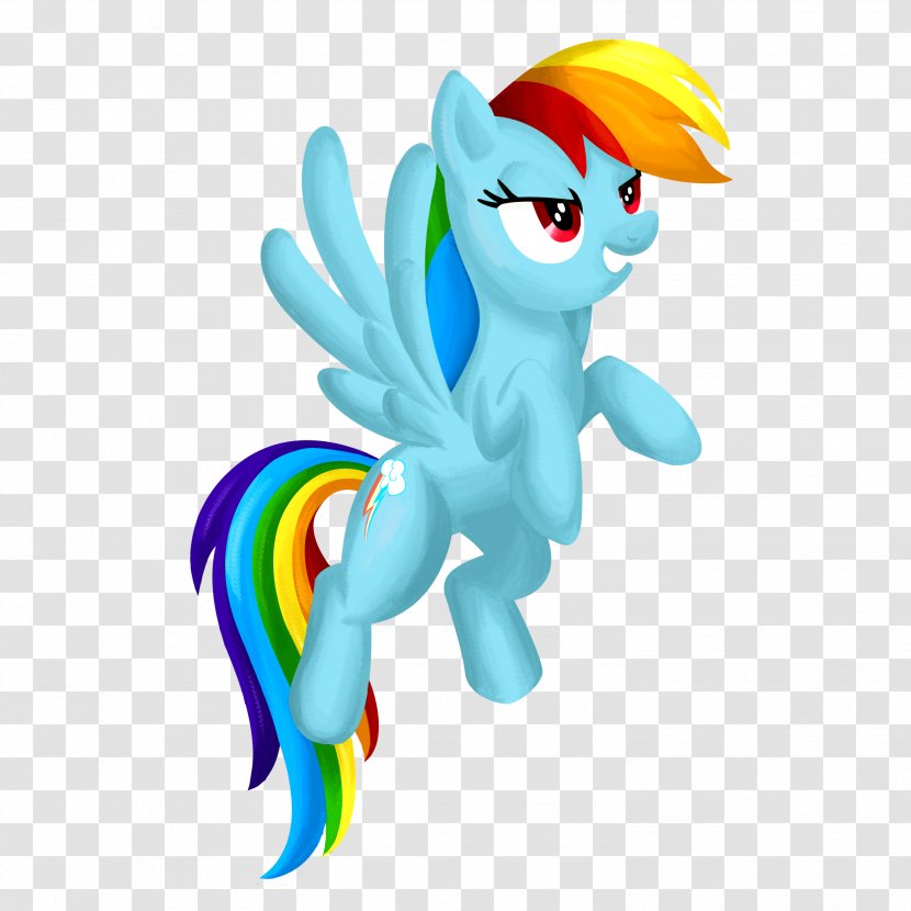 Pony Rainbow Dash Horse - Rave Transparent PNG