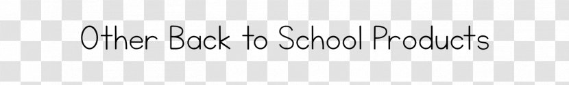 Logo Brand Line Font - Black And White - Back 2 School Poster Transparent PNG