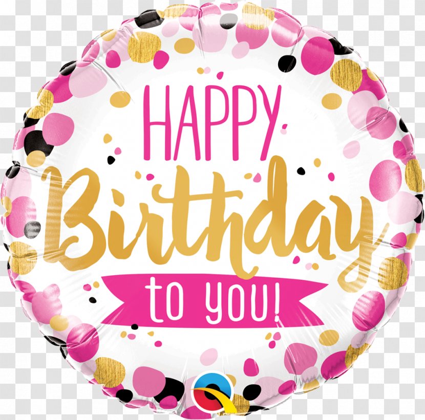 Mylar Balloon Happy Birthday To You Party - Gas Transparent PNG