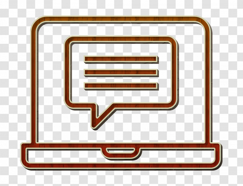 Contact And Message Icon Webinar Icon Laptop Icon Transparent PNG