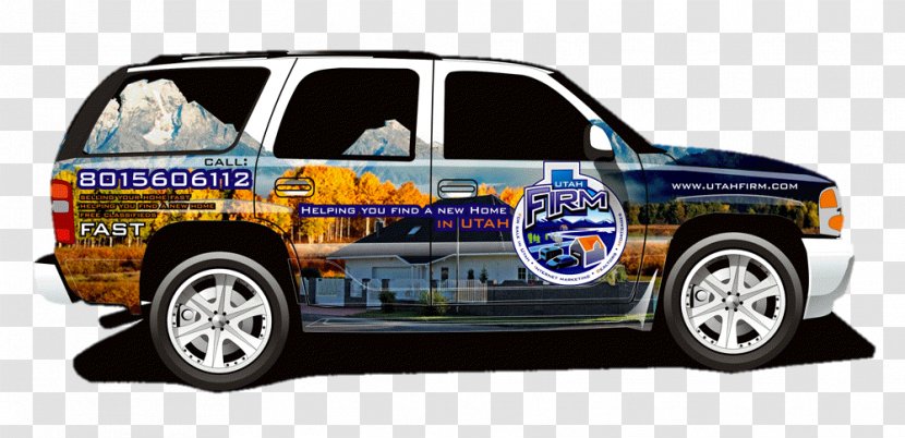 Sport Utility Vehicle Car Wrap Advertising Decal Sticker Transparent PNG