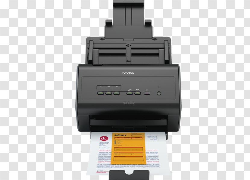 Image Scanner Brother Industries ADS-3600W ADF 600 X 600DPI A4 Black Accessories Duplex Scanning Computer Network - Printer - 2400 Transparent PNG