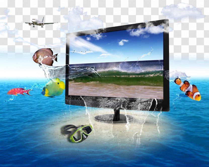 Creativity Television - Sky - Creative Ocean Computer Background Transparent PNG