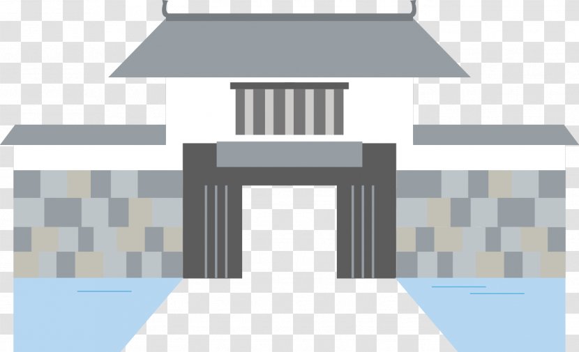 Architecture - Illustrator - Flat Vector Castle Tower Transparent PNG