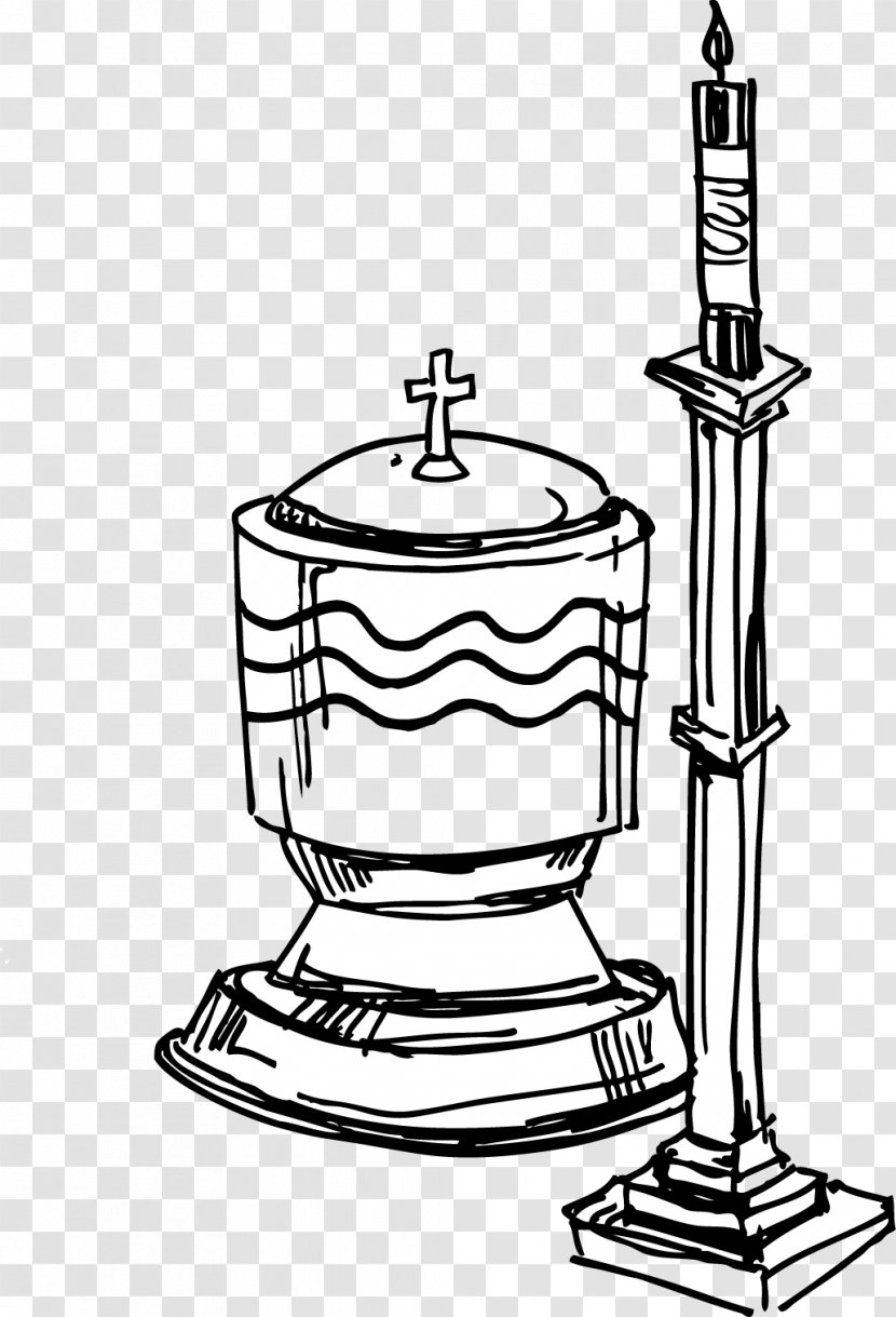 The Sacrament Of Baptism Temple Baptismal Font Clip Art - Cliparts Transparent PNG