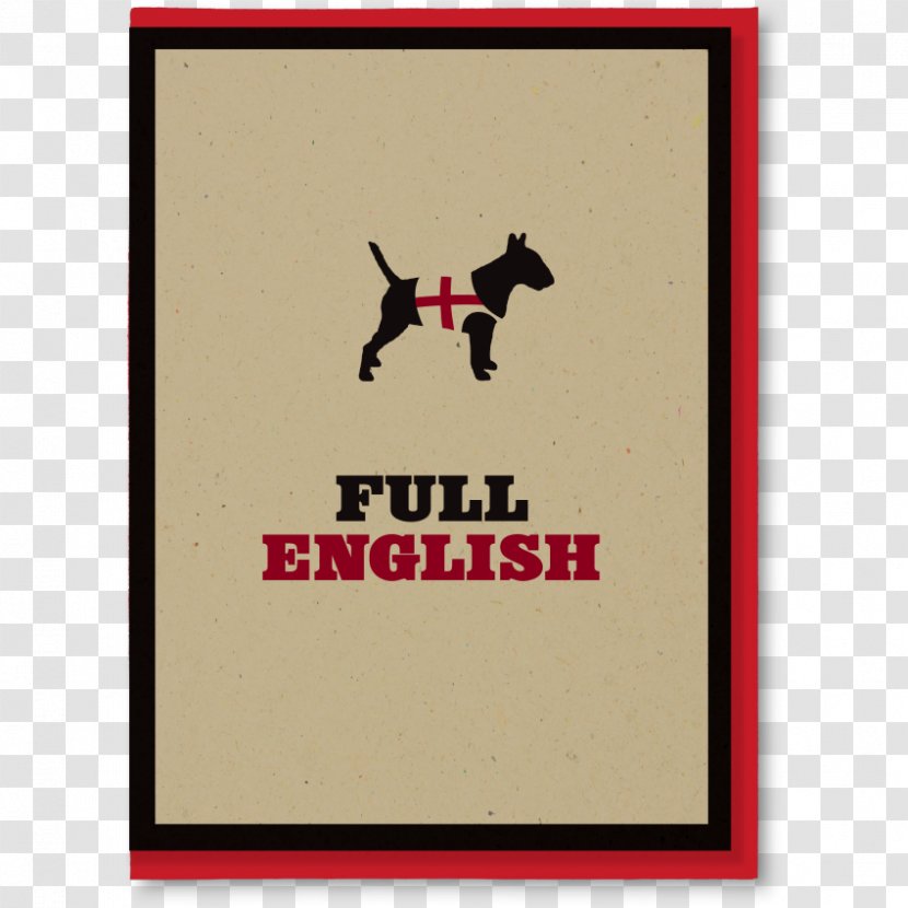Dog Canidae Carnivora Animal Font - Mammal - English Poster Transparent PNG
