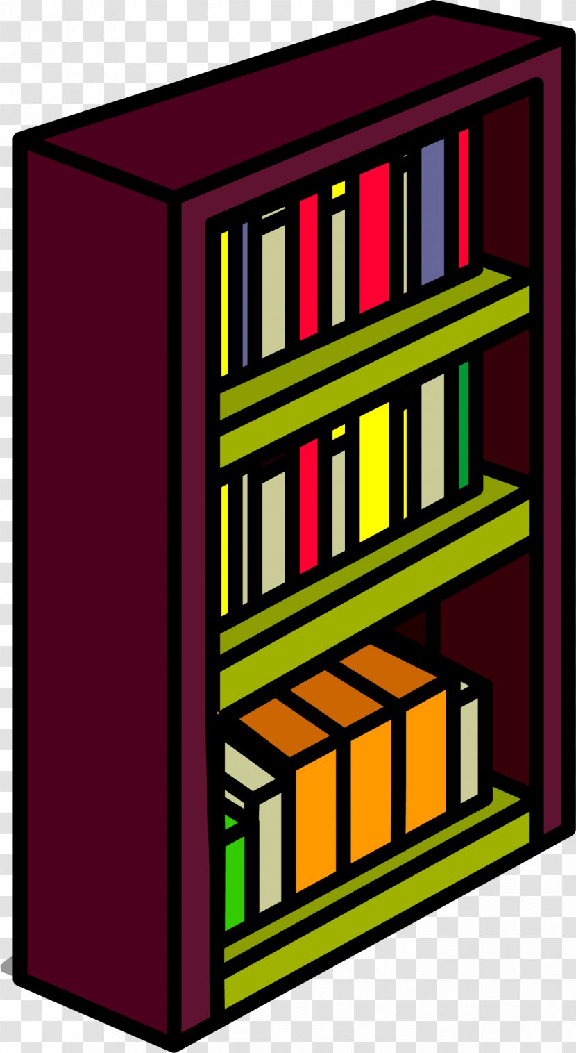 Bookcase Clip Art Shelf Image - Aufgegabelt - Vector Transparent PNG