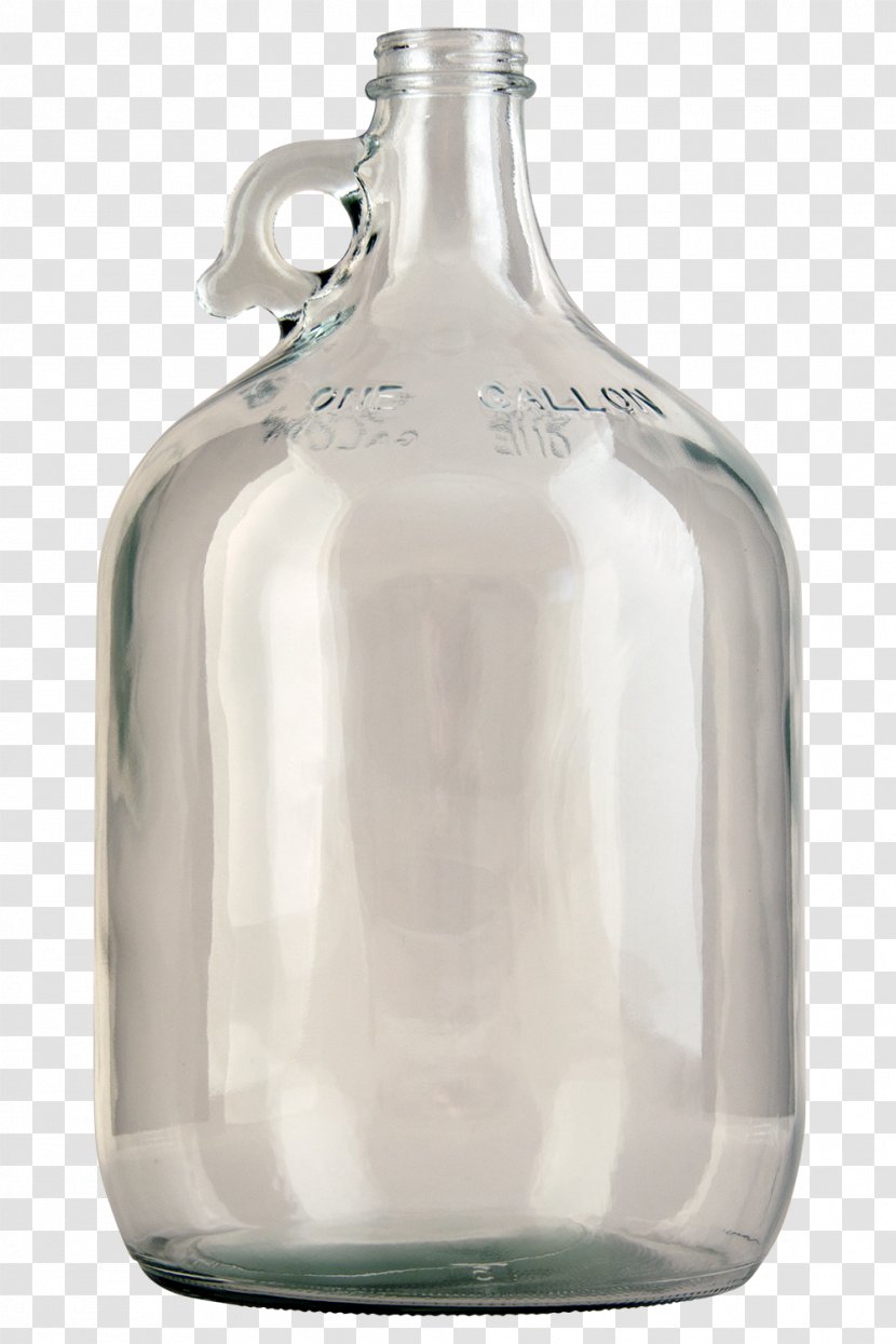 Glass Bottle Beer Growler Liquor - Serveware Transparent PNG