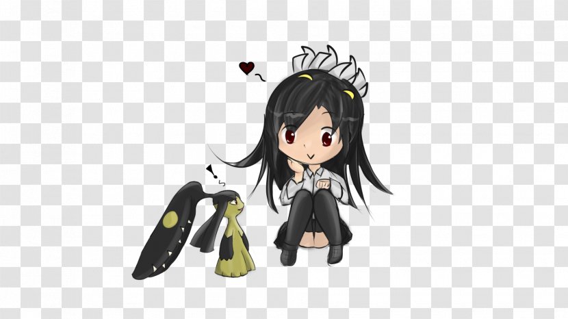 Skullgirls Illustration Black Hair Cartoon - Heart - Big Band Fanart Transparent PNG