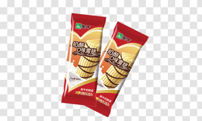 Ice Cream Pop Cheesecake - Potato Chip - Mengniu Cheese Transparent PNG