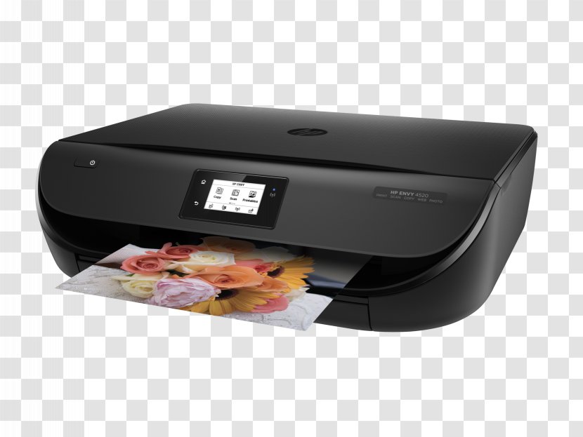 Hewlett-Packard HP ENVY 4520 Multi-function Printer - Hp Envy - Hewlett-packard Transparent PNG