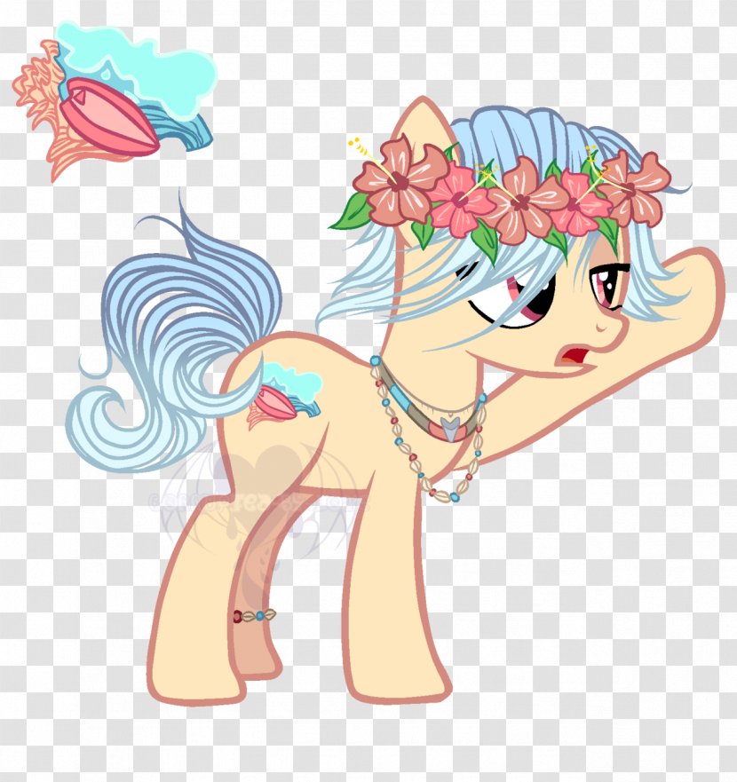 Pony Horse DeviantArt Mane - Flower - Shells，conch Transparent PNG