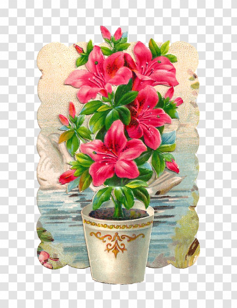Flowerpot Plant Hibiscus Clip Art - Floral Design - Flower Pot Transparent PNG