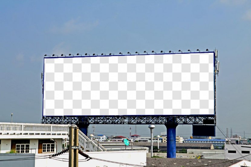 Billboard Advertising - Poster - Outdoor Billboards Renderings Template Transparent PNG