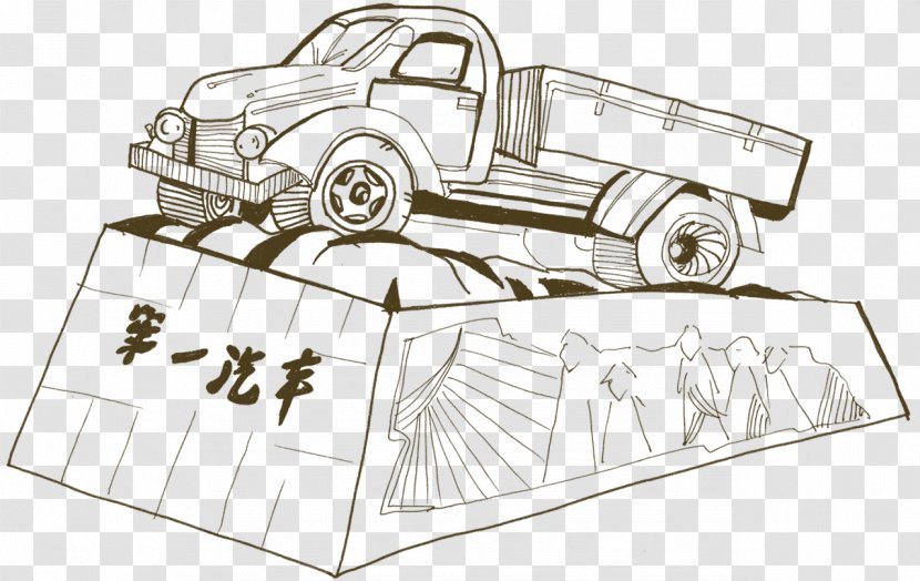 Car Sketch Motor Vehicle Design Line Art - Walking Shoe - Mode Of Transport Transparent PNG