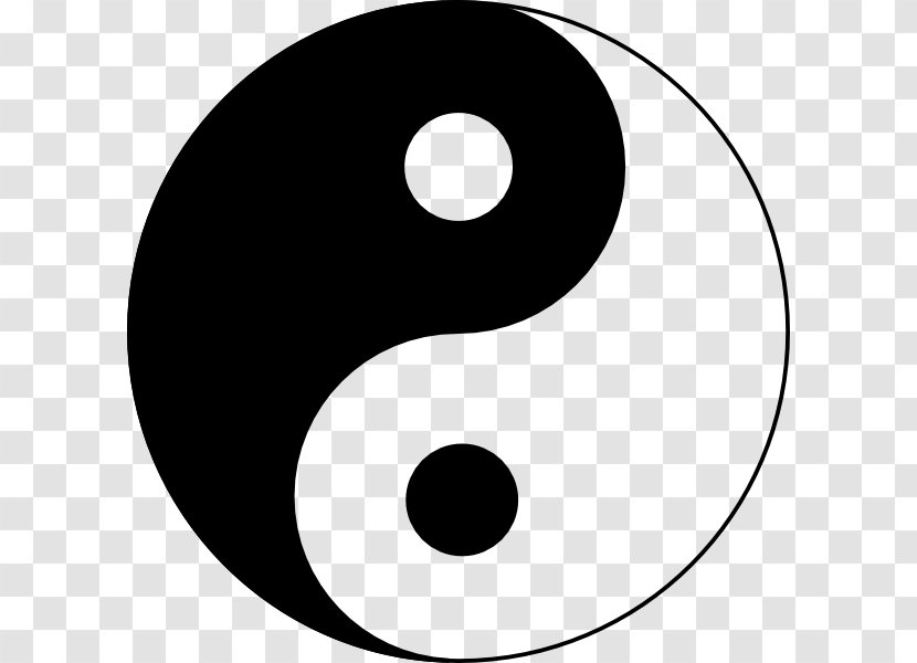 Yin And Yang Taoism Symbol Philosophy Concept - Clipart Transparent PNG