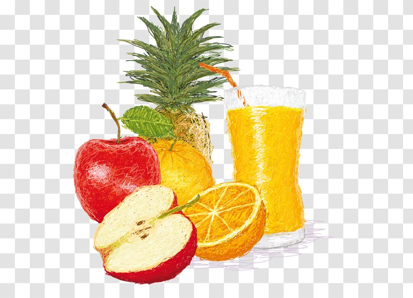 Orange Juice Apple Orangina Fizzy Drinks - Vegetable - Jus D'ananas Transparent PNG