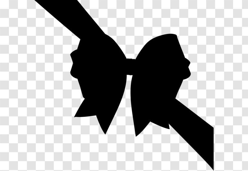 Bow Tie Line Angle Clip Art Finger - Fashion Accessory - Silhouette Transparent PNG