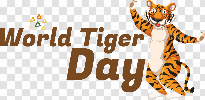 Tiger Cat Cartoon Small Logo Transparent PNG