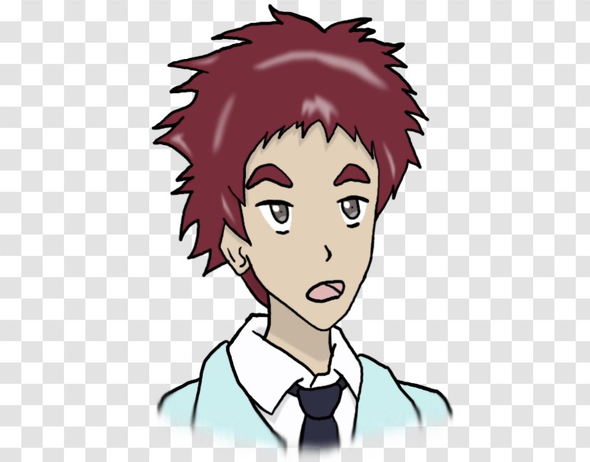 Eye Black Hair Coloring Cheek - Watercolor - Digimon Tri Transparent PNG