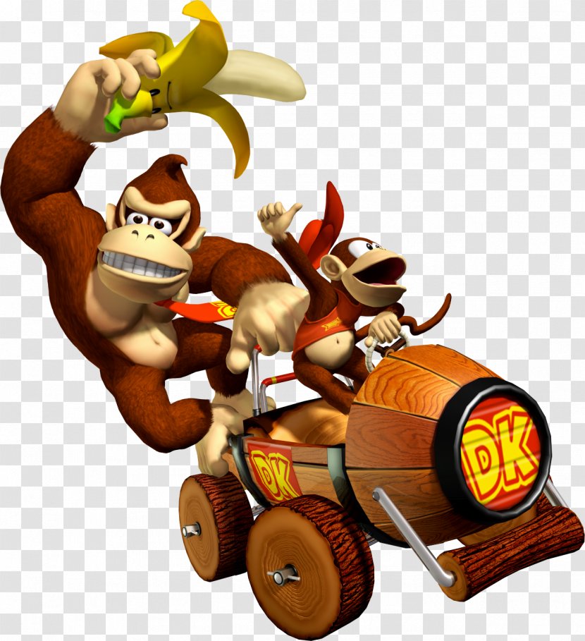 Donkey Kong Country Mario Kart: Double Dash Kart 7 Wii - Toy Transparent PNG
