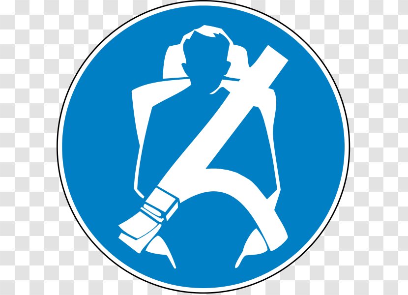 Seat Belt Car Panneau De Signalisation D'obligation Direction En France Traffic Sign Transparent PNG