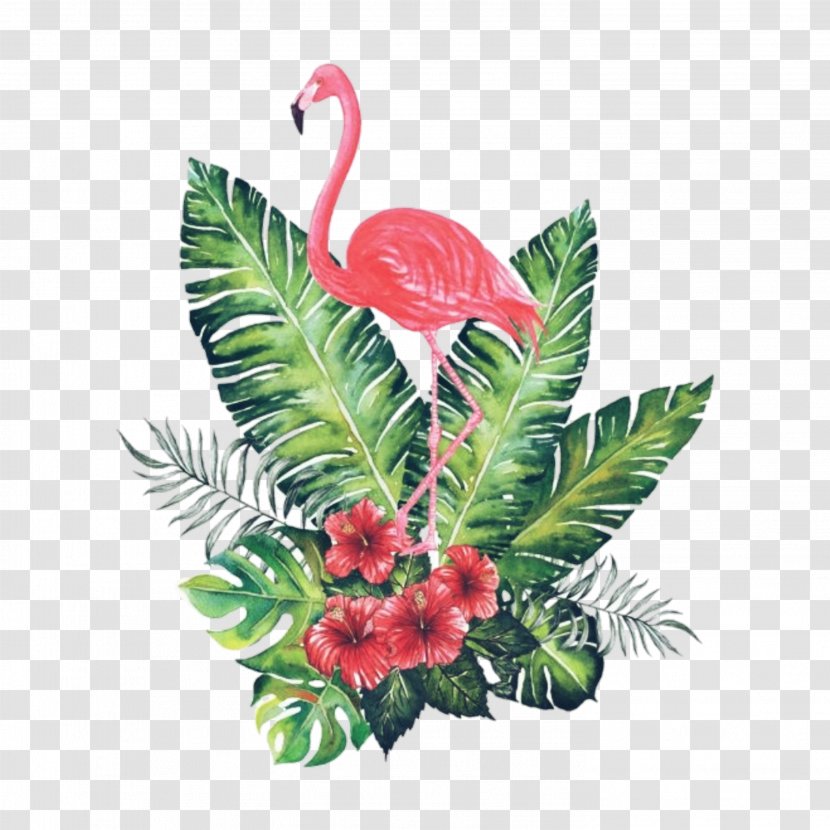 Flamingos Watercolor Painting Bird Art - Flower Arranging Transparent PNG