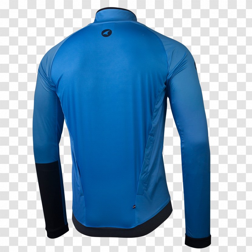 Jersey T-shirt Blue Sleeve Top Transparent PNG