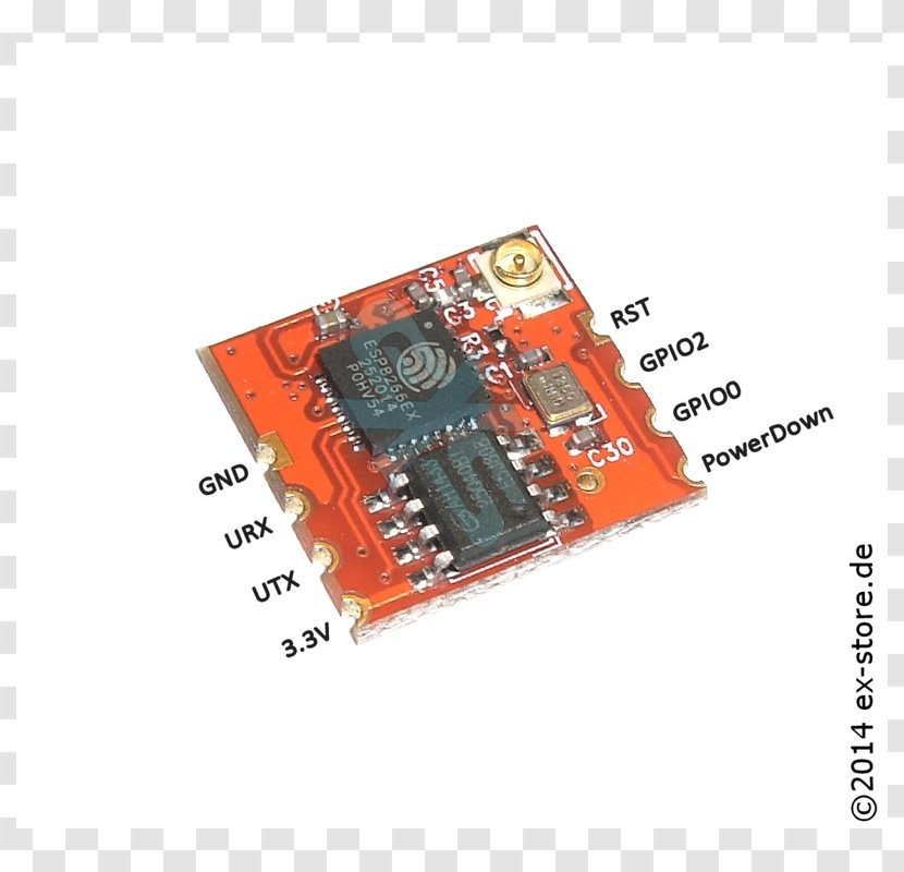 Microcontroller ESP8266 Electronics Arduino Hardware Programmer - Electronic Component - Esp Ex Transparent PNG