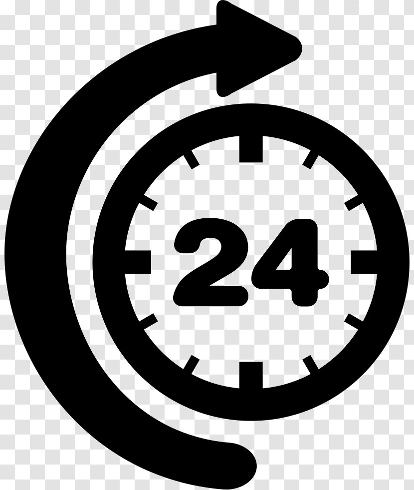 24-hour Clock Symbol Clip Art Transparent PNG