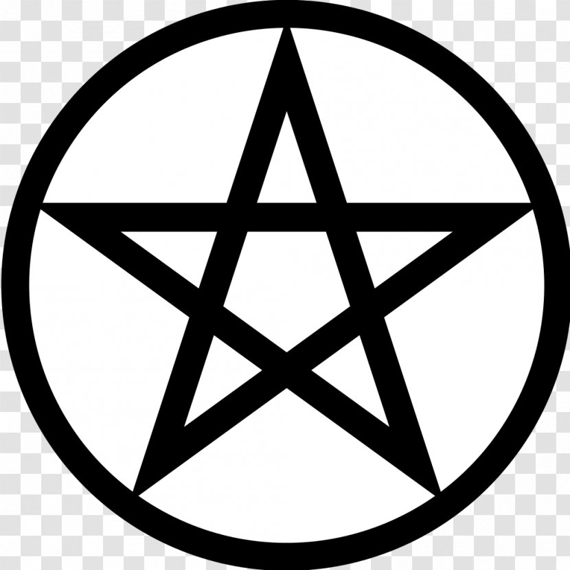 Pentagram Pentacle Wicca Symbol Satanism - Area - Satan Transparent PNG