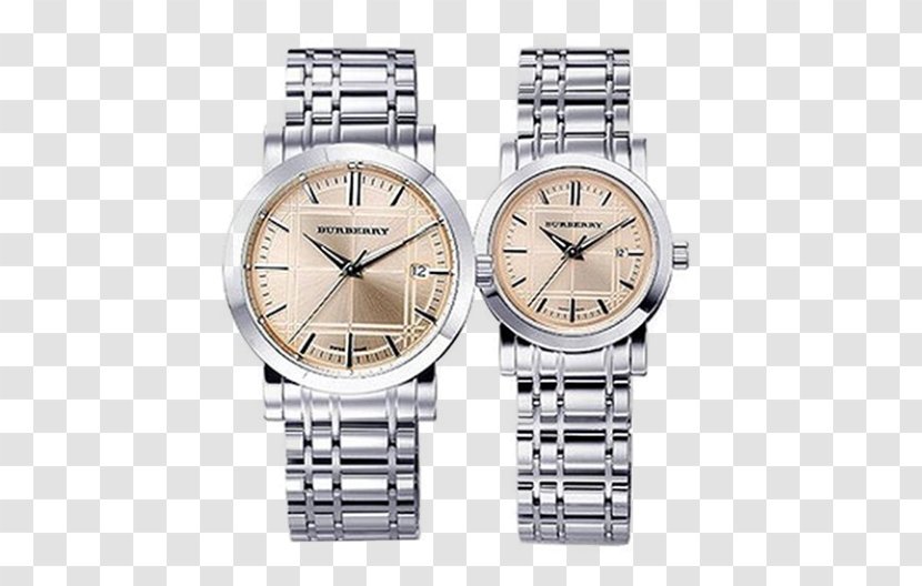 Watch Burberry Clock Citizen Holdings Strap - Dial - Rberry,Burberry,Burberry Watches,Rose Jinying Lun Couple Of Tables Transparent PNG