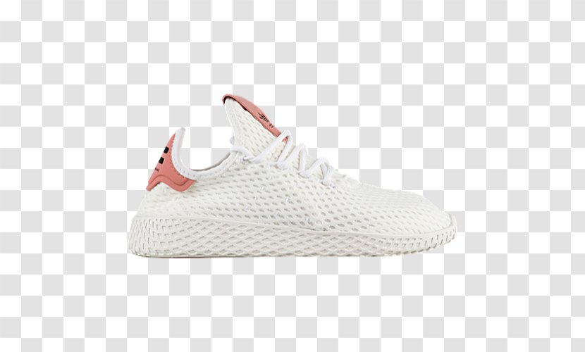 Adidas Pharrell Williams Tennis Hu Mens X J 'Raw Pink' Youth Sneakers HU Scarlet/ Ftw White/ White Shoe Transparent PNG