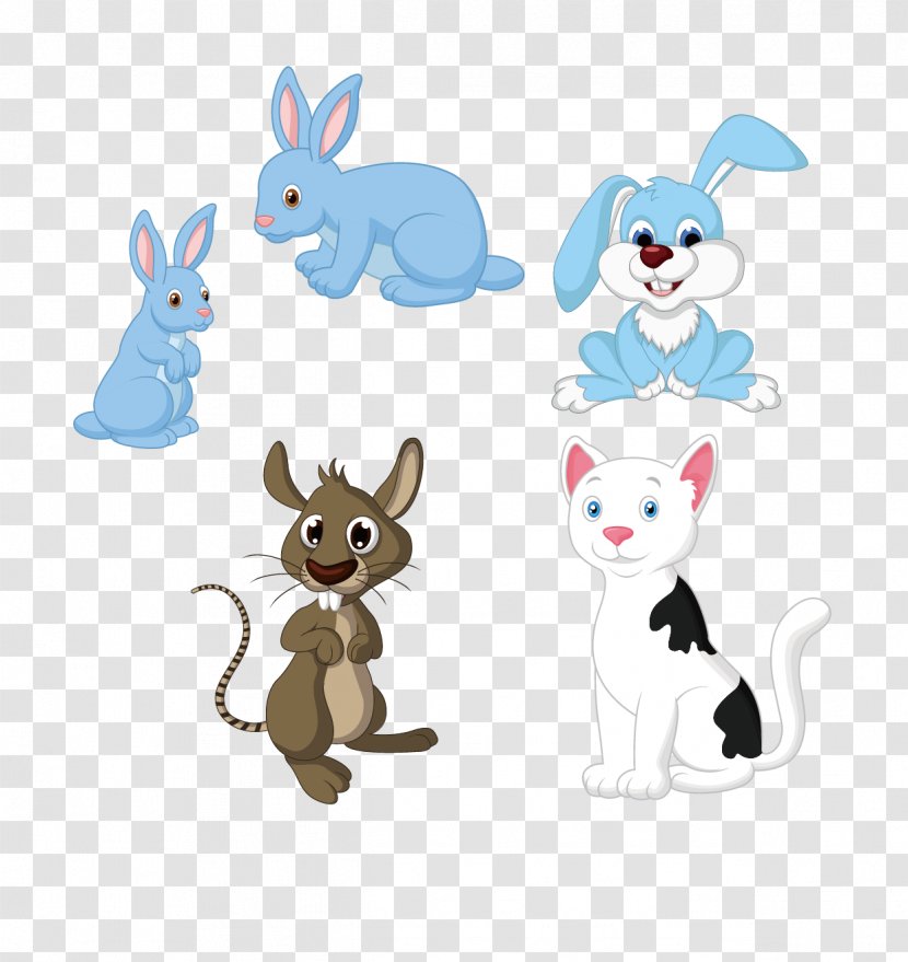 Rabbit Cat Tom And Jerry - European - Vector Material Transparent PNG