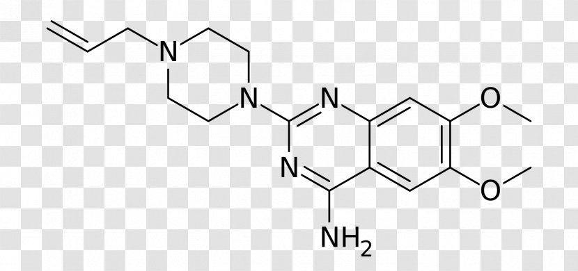 Prazosin Benign Prostatic Hyperplasia Bunazosin Drug Piperacillin - Symmetry Transparent PNG