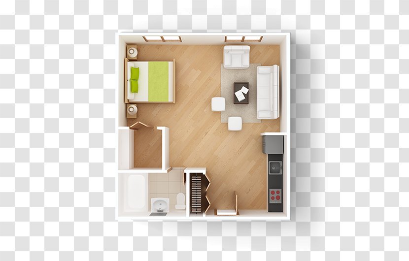 Studio Apartment Floor Plan House - Takeaway Distribution Transparent PNG