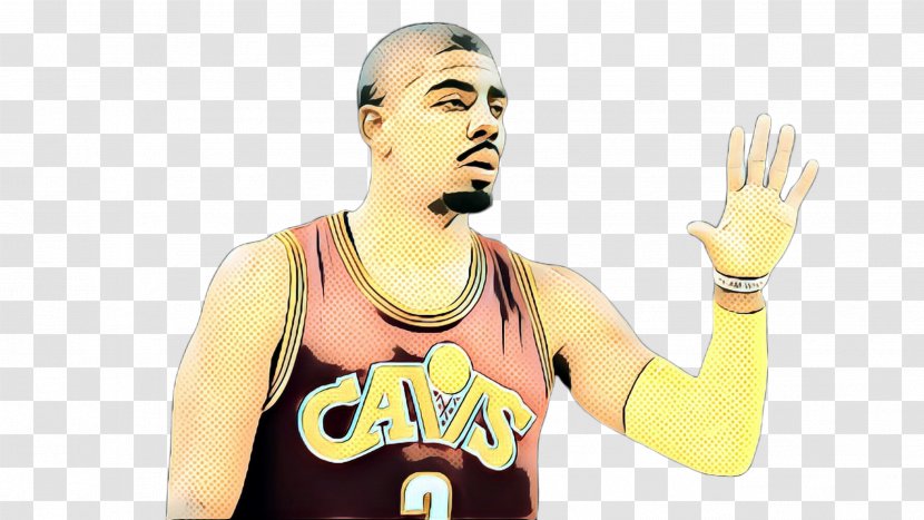 Gesture Finger Yellow Cartoon Basketball Player - Hand - Sign Language Cheering Transparent PNG
