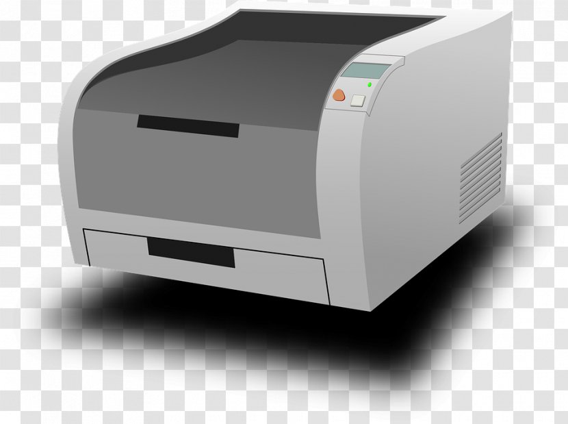 Laser Printing Clip Art Printer - Electronic Device Transparent PNG