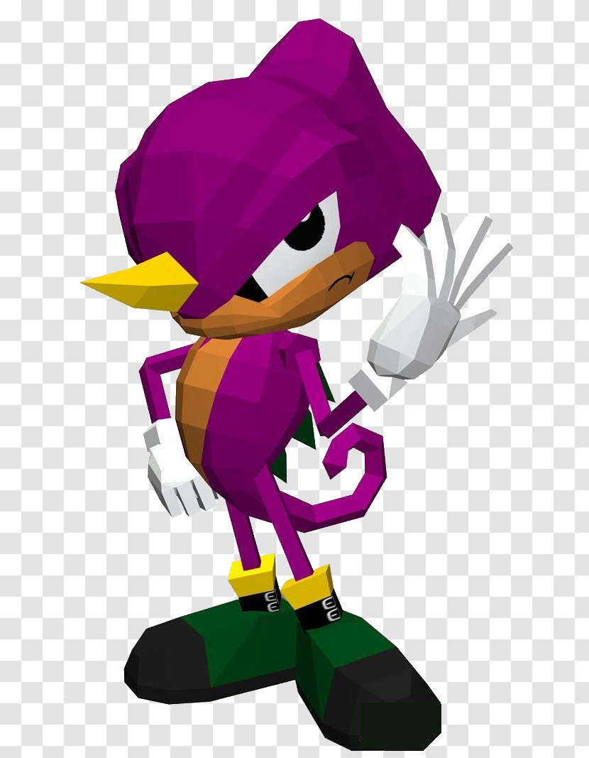 Sonic The Fighters Espio Chameleon Heroes Knuckles' Chaotix Hedgehog Transparent PNG