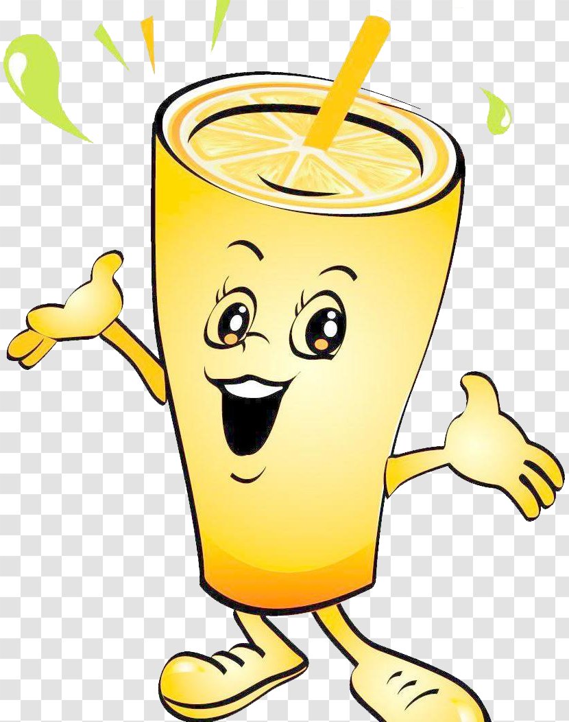 Orange Juice Drink Cup - Poster - Lemon Delicious Drinks Transparent PNG