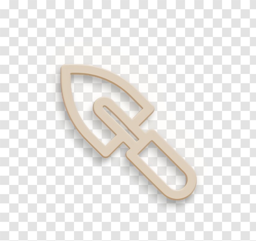 Shovel Icon Spade - Beige - Jewellery Locket Transparent PNG