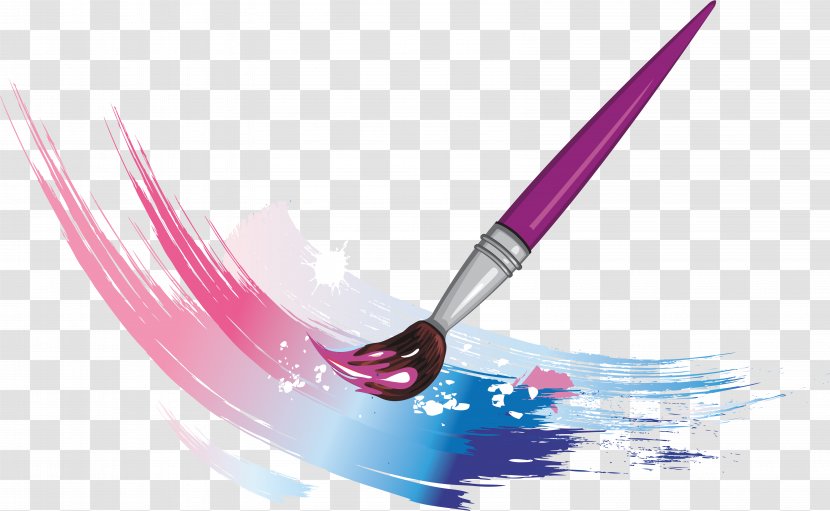 Paintbrush Download Clip Art - Color - Brushes Transparent PNG