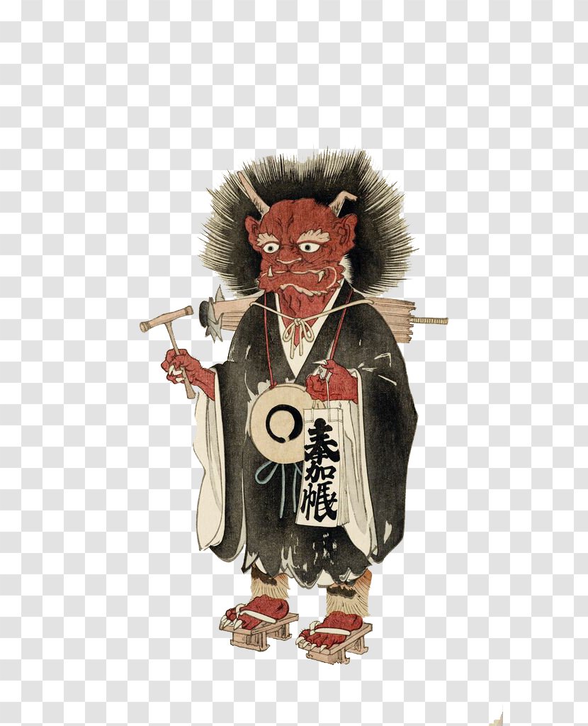 Japanese Folklore Devil Oni Demon - Art - Japan's Ghosts Transparent PNG