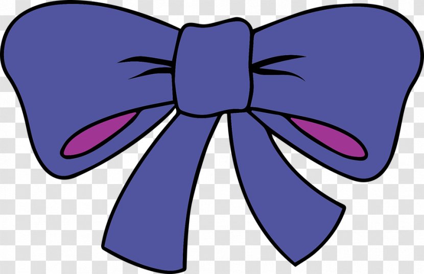 Birthday Party Ribbon - Santa Claus - Bow Tie Purple Transparent PNG