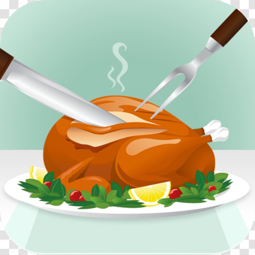 Turkey Meat Carving Clip Art - Thanksgiving - Material Transparent PNG