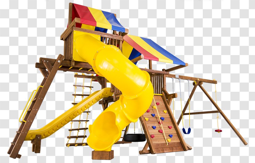 Playground King | Rainbow Play Systems Florida Backyard Playworld Slide - Yellow - Of Texas Transparent PNG