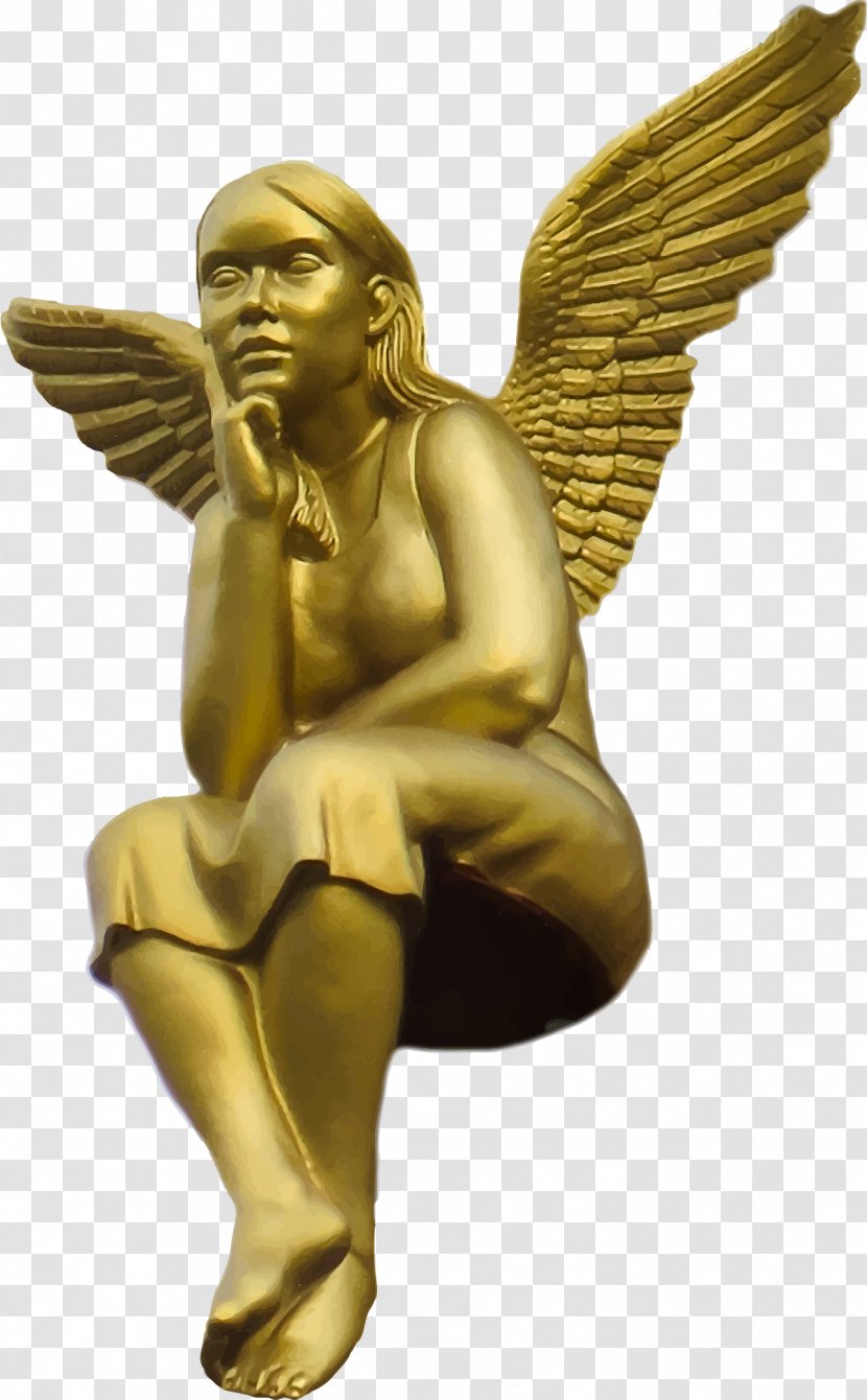 Angel Statue - Figurine Transparent PNG