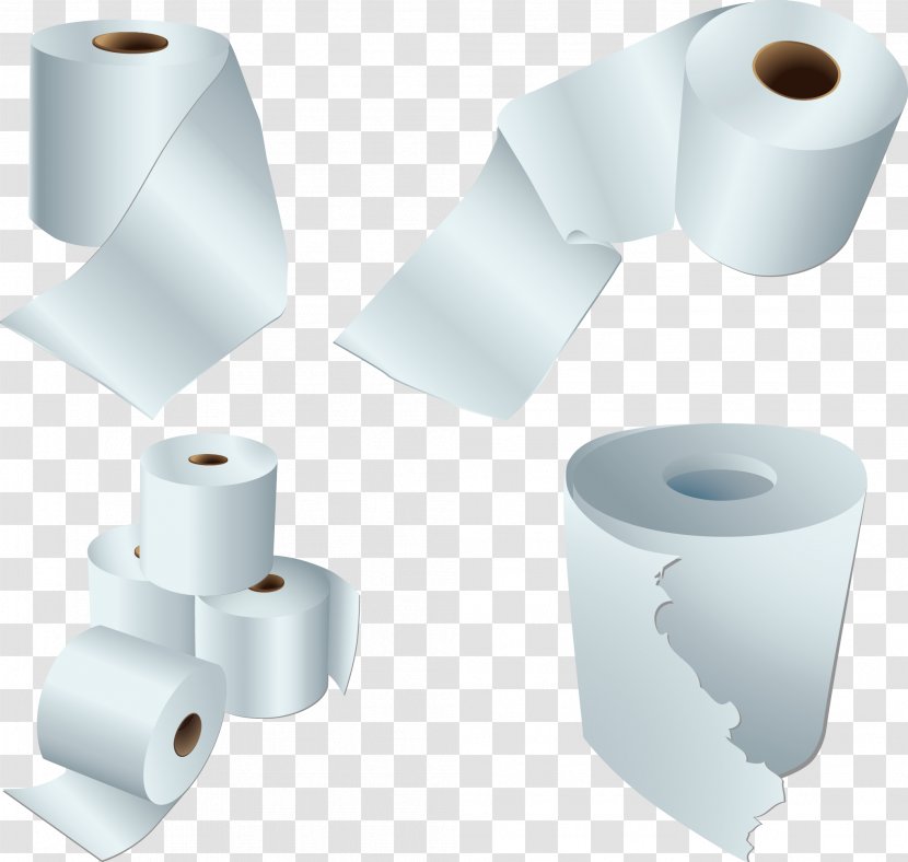 Toilet Paper Clip Art - Vector Material Transparent PNG