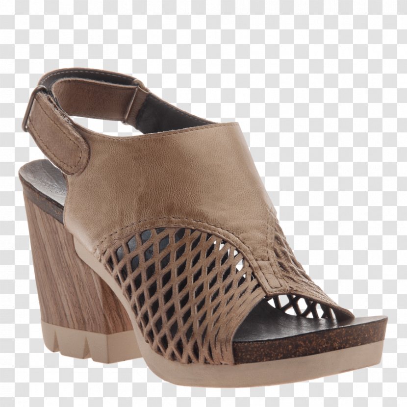 Sandal High-heeled Shoe Sneakers Suede - Charles David - Block Heels Transparent PNG